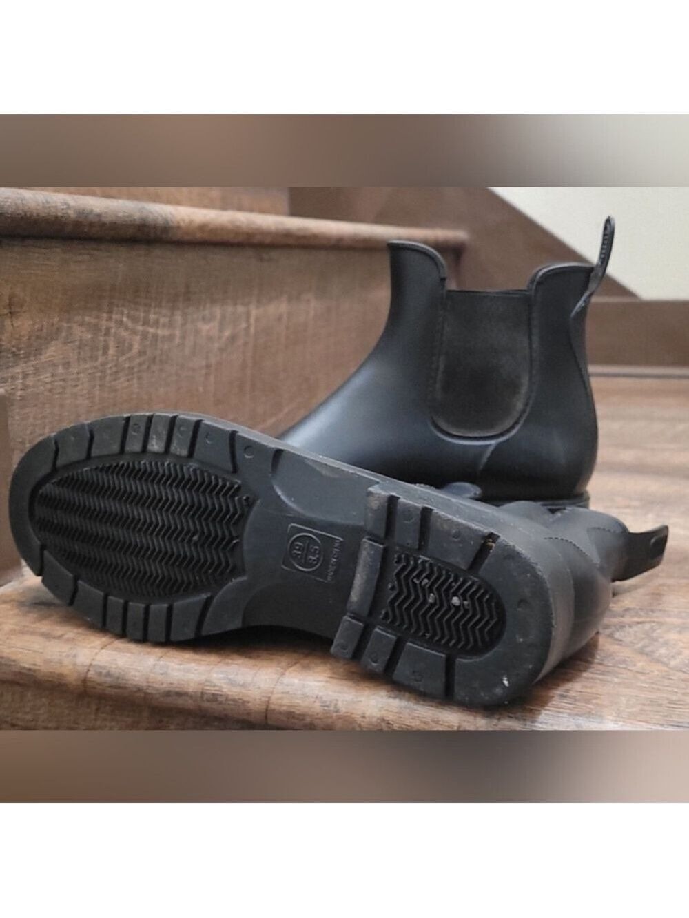 Chelsea-style ankle rain boots Sz 8.5 - Picture 5 of 7